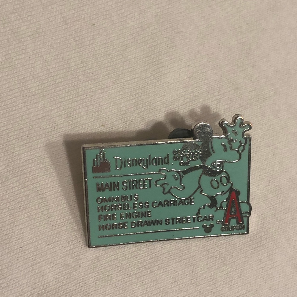 Disneyland A Ticket Pin